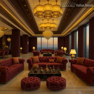 Milano Sovrana Dusty Mauve Velvet Custom Curtain