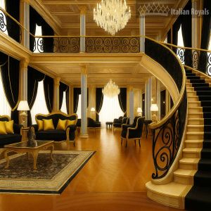 Milano Sovrana Obsidian Black Velvet Custom Curtain