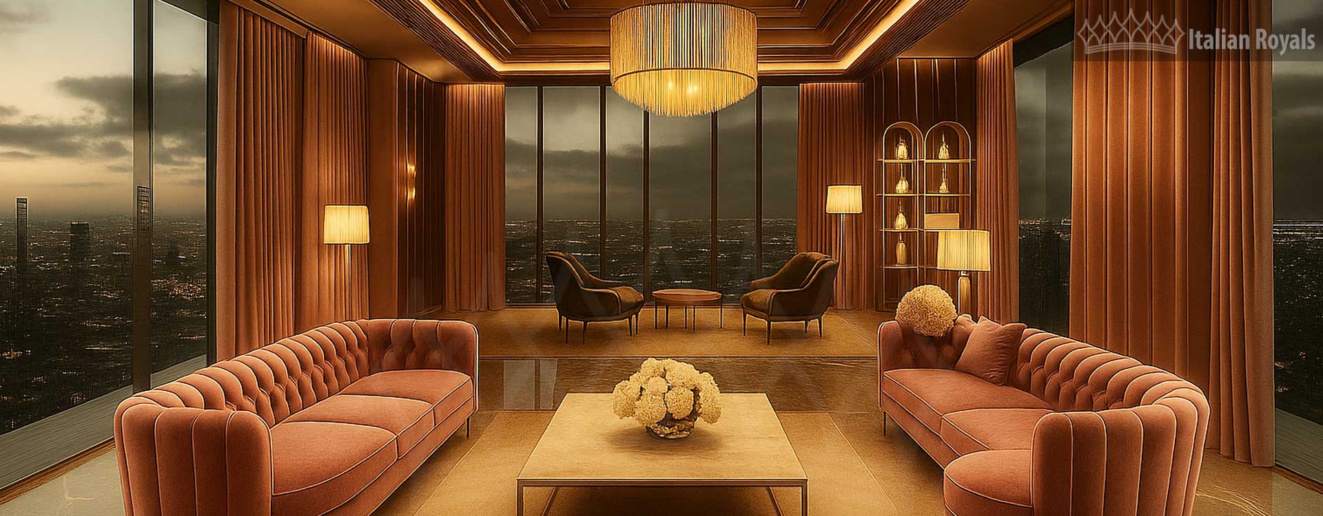 American Antique Rose Velvet Luxury Custom Curtain