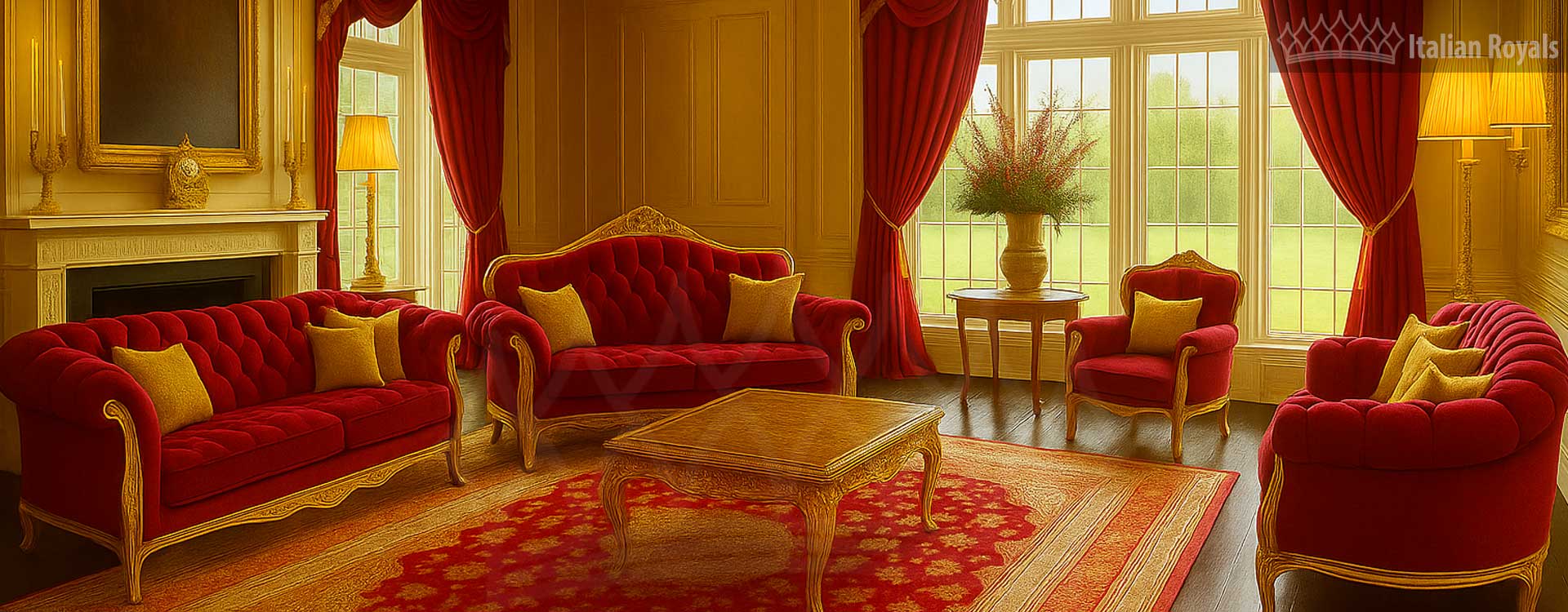 American Merlot Red Velvet Luxury Custom Curtain