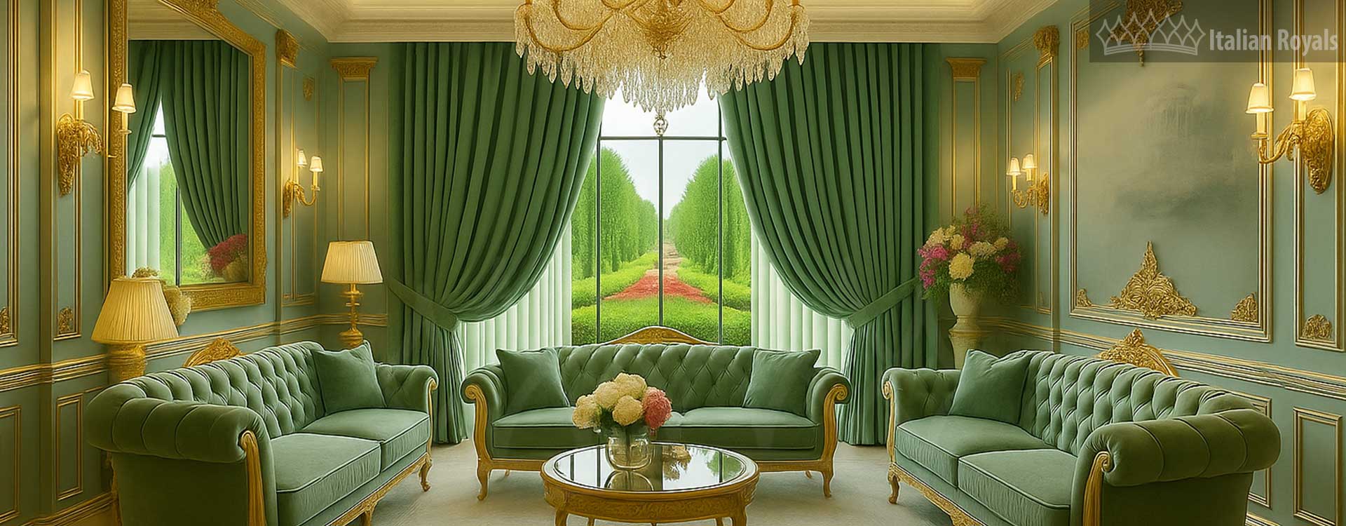 American Sage Seafoam Velvet Luxury Custom Curtain