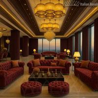 Milano Sovrana Dusty Mauve velvet custom curtain